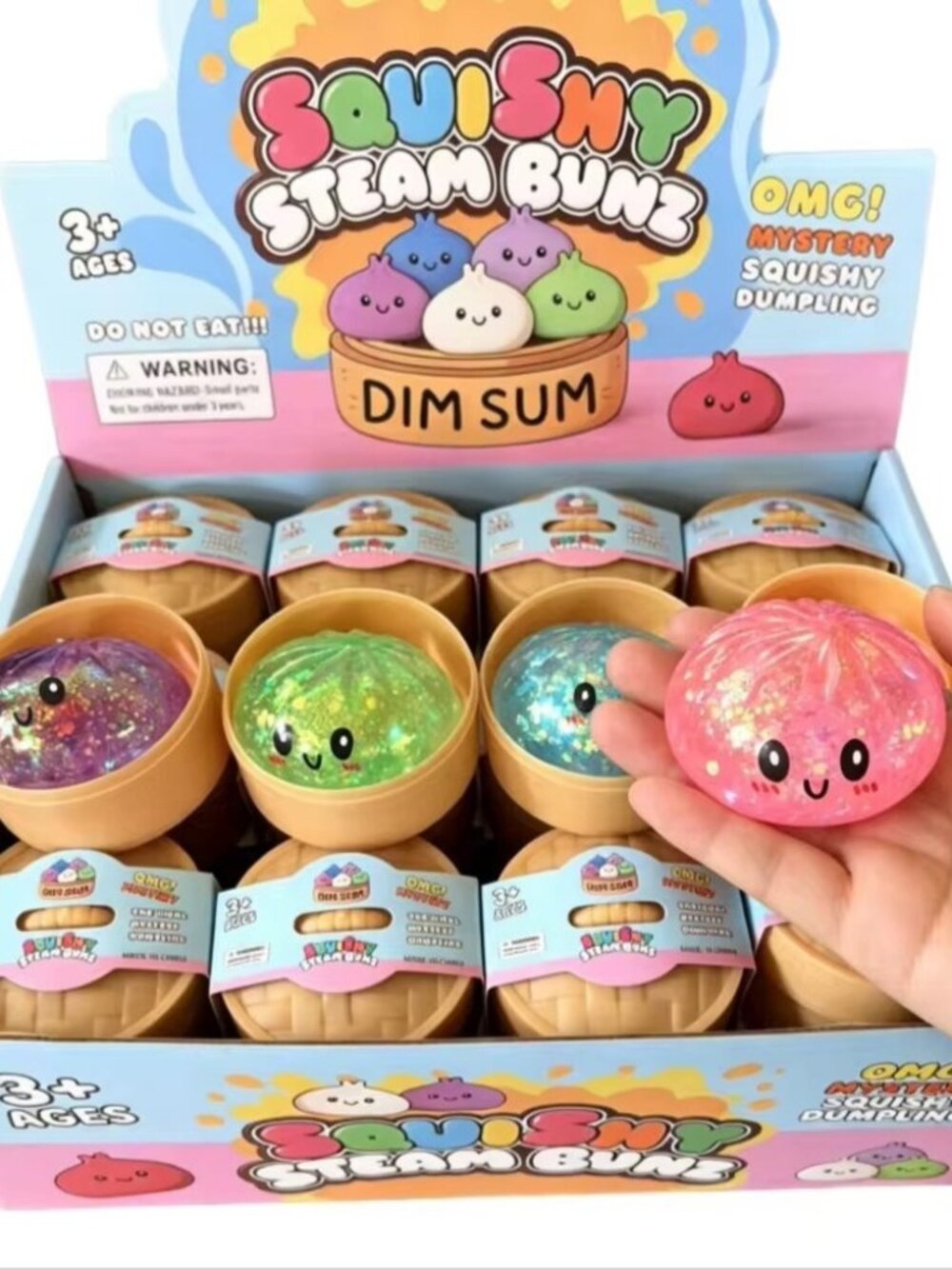 Dim Sum Squishy Dumplings- mystery colors